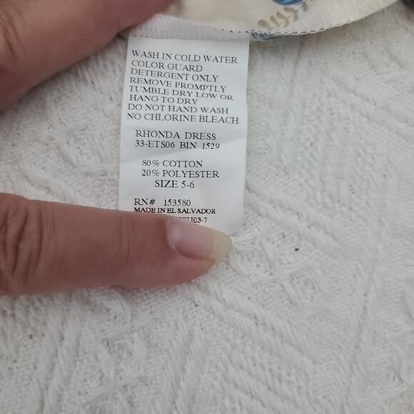 Eleanor Rose Thanksgiving girls fall dress teepee floral Size 5-6 - Picture 3 of 4